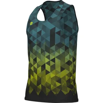 cyklistický dres ALÉ Cyklistický dres bez rukávů - RUNNING ECLECTIC - vícebarevná