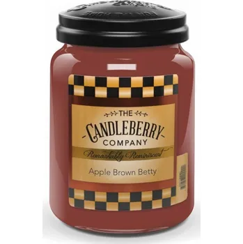 Svíčka Candleberry Vonná svíčka Apple Brown Betty - 570g