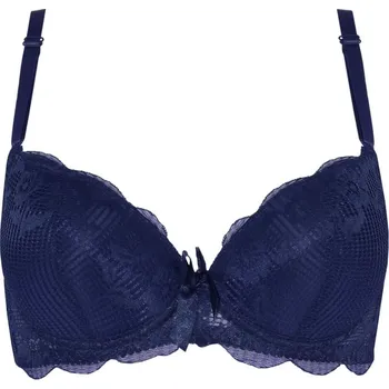 Podprsenka Lydie vyztužená podprsenka s kosticemi 2226 75B tmavě modrá