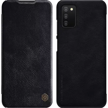 Pouzdro na mobilní telefon Nillkin Qin Book Flipové pouzdro pro Samsung Galaxy A03s , černá