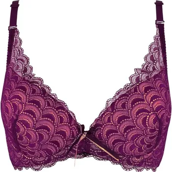 Podprsenka Laďka vyztužená podprsenka s krajkou 16300 85B fialová