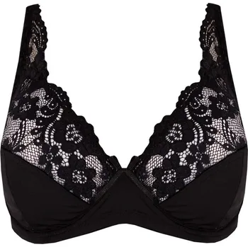 Podprsenka Marica podprsenka bez výztuže s kosticí 8717 110F černá