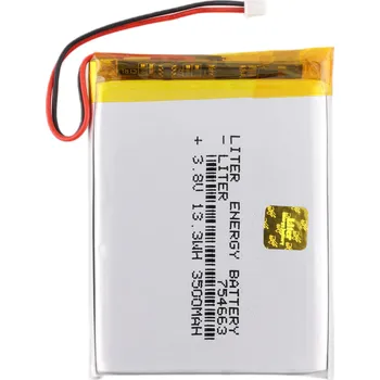 Li-Pol baterie 3500mAh, 3.8V, 754663