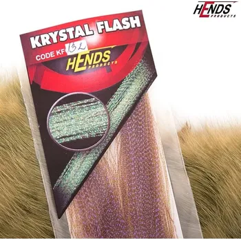 Umělá nástraha HENDS KRYSTAL FLASH - UV ICE EFFECT - UV OLIVOVĚ HNEDÁ KF132