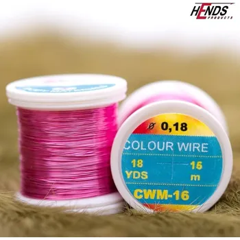 Umělá nástraha HENDS COLOUR WIRE - RŮŽOVÁ CW16 Průměr: 0,18 mm
