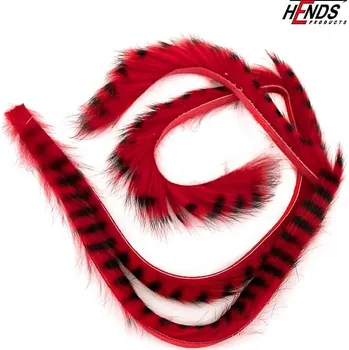 Umělá nástraha HENDS ZONKER BARRED ZBB04 - ČERVENO-ČERNÝ Průměr: 4,0 mm