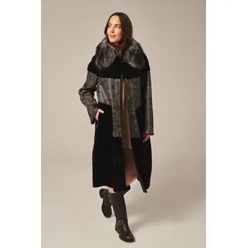 Dámský kabát Dámský zimní kabát oversize (M - 38)