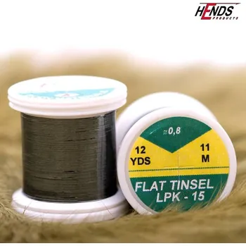 Umělá nástraha HENDS FLAT TINSEL - KOVOVĚ ŠEDÁ METALICKÁ LPK15