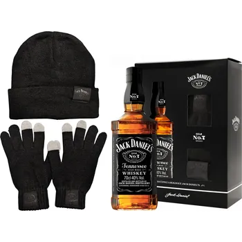 Jack Daniel's Tennessee Whiskey 40 %, 0,7 l + čepice + rukavice