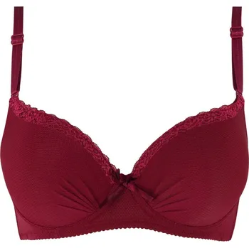Podprsenka Flovera vyztužená push-up podprsenka 1559 80C vínová