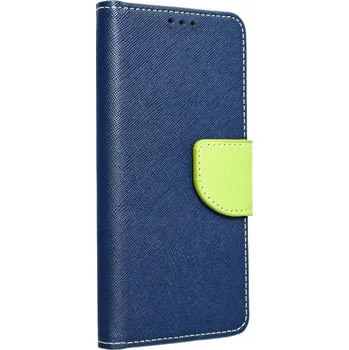 Pouzdro na mobilní telefon Forcell Pouzdro flipové Fancy Book pro SAMSUNG A13 5G / A04S navy / lime 5903396133367