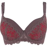 Carmen vyztužená podprsenka krajka 1967 90D červená