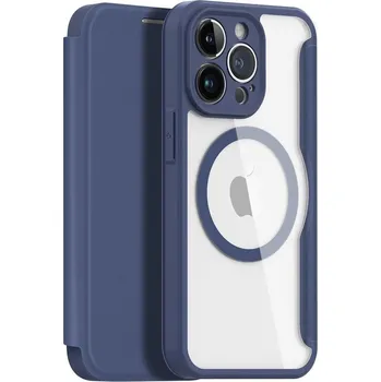 Pouzdro na mobilní telefon Dux Ducis Skin X Pro Flipové pouzdro s MagSafe pro Apple iPhone 14 Plus , modrá 6934913029589