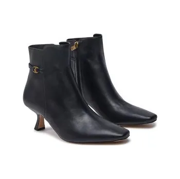 Dámské kozačky Polokozačky Coach CU234 Černá 40_5