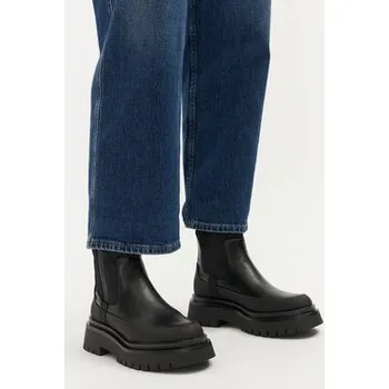 Dámské kozačky Polokozačky Pepe Jeans PLS50528 Černá 40