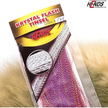 Umělá nástraha HENDS KRYSTAL FLASH TINSEL - RŮŽOVÁ - ČERVENÁ - FIALOVÁ