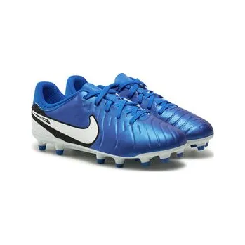 Kopačky Boty na fotball Nike Jr Legend 10 Academy FG/MG DV4348 400 Modrá 37_5