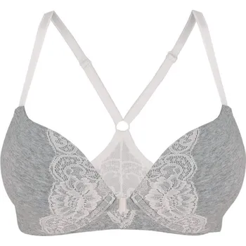Podprsenka Jolanta vyztužená podprsenka přední zapínání 75A šedá