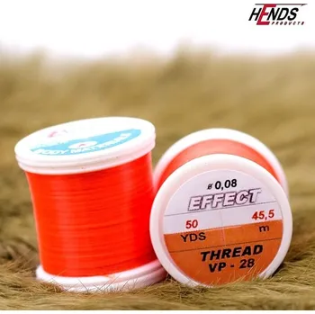 Umělá nástraha HENDS EFECT THREAD 0,08 - FLUO ORANŽOVÁ VP28