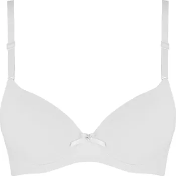 Podprsenka Lopa Mia hladká podprsenka s výztuží 9572 80B bílá