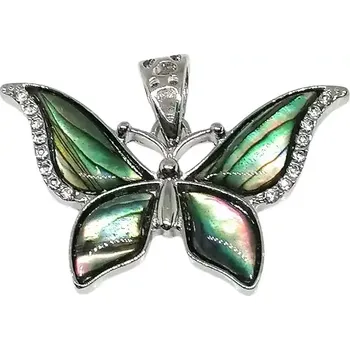 Přívěsek Přívěsek z paua mušle motýl, novinka