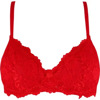 Podprsenka Sofia krajková podprsenka bez výztuže 619 105B červená