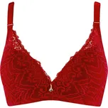 Nila luxusní podprsenka krajka push-up 5521 75B vínová