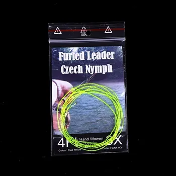 HENDS FURLED LEADER CZECH NYMPH - FLUO ŽLUTÁ Délka: 2Ft - 60cm