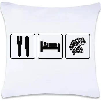 Dekorativní polštářek DOBRÝ TRIKO Polštář s potiskem 40 x 40 cm Život rybáře Oboustranný tisk: ANO