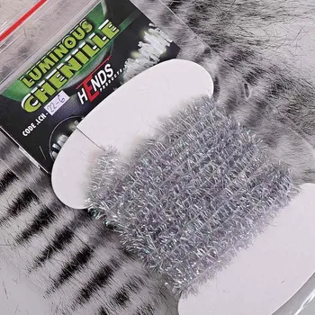 Umělá nástraha HENDS LUMINOUS CHENILLE - ŠEDÁ CHL22 Průměr: 6 mm