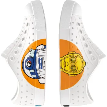 Chlapecká obuv Dětské Kecky NATIVE JEFFERSON BLOCK JUNIOR NA-12112602-2062J – Bílá 32,5