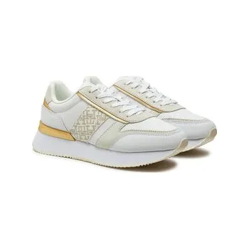 Dámské tenisky Sneakersy Tommy Hilfiger Lux Monogram Runner FW0FW08387 Bílá 40