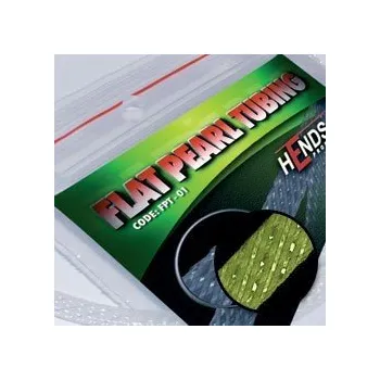 Umělá nástraha HENDS FLAT PEARL TUBING - OLIVOVÁ PERLEŤOVÁ