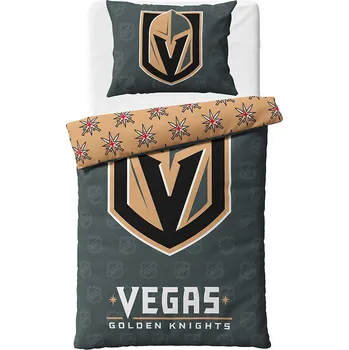 Povlečení Hokejové povlečení NHL Vegas Golden Knights Shields Rozměr: 135x200 + 80x80 cm