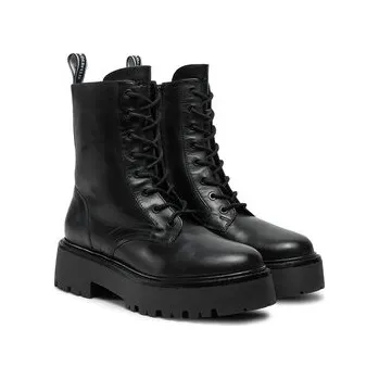 Dámské kozačky Turistická obuv KARL LAGERFELD KL43455 Černá 37