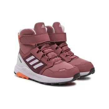 Pánská treková obuv Trekingová obuv adidas Terrex Trailmaker High COLD.RDY K ID0924 Hnědá 38