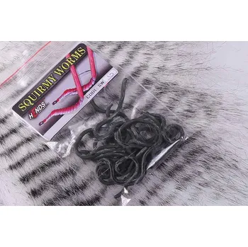 Umělá nástraha HENDS SQUIRMY WORMS - ČERNÁ