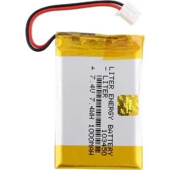 Li-Pol baterie 1000mAh, 7.4V, 103450, XH2.54 - 2pin
