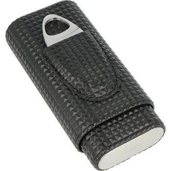 Humidor Pouzdro na 2 doutníky Angelo Diamond Black