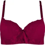 Pereza krajková push-up podprsenka široký obvod A2177 80C vínová