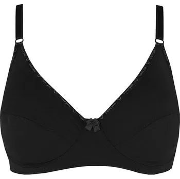 Podprsenka Helenka nevyztužená podprsenka s kosticemi 7523C 90C černá