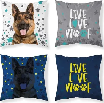 Dekorativní polštářek Svítící povlak 40x40 cm Vlčák