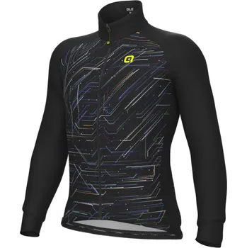 Cyklistická bunda ALÉ Cyklistická zateplená bunda - BYTE PRAGMA - černá