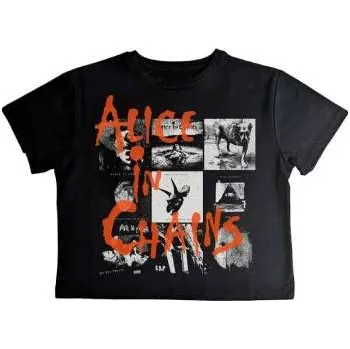 Merch Alice In Chains: Alice In Chains Ladies Crop Top: Albums Montage (xx-large) XXL