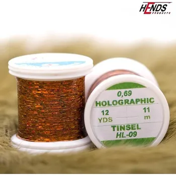 Umělá nástraha HENDS HOLOGRAPHIC TINSEL - REZAVÁ HL09