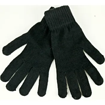 Rukavice GLOVES Pánské pletené rukavice černé vz. 1