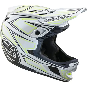 Cyklistická přilba Integrální přilba - TROY LEE DESIGNS D4 Composite MIPS - Pinned Light Gray XL