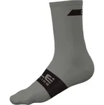 ALÉ Cyklistické ponožky klasické - FOLLOW ME - šedá