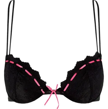 Podprsenka Nelisa nevyztužená podprsenka s kosticemi 181190 90B černá