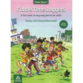 Fiddle Time Joggers (book 1) + Audio Online / housle - velmi jednoduché skladbičky